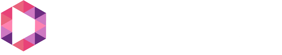 The image displays the Deepvue logo, featuring a geometric hexagon design with shades of pink and purple, followed by the word "Deepvue" in white text.
