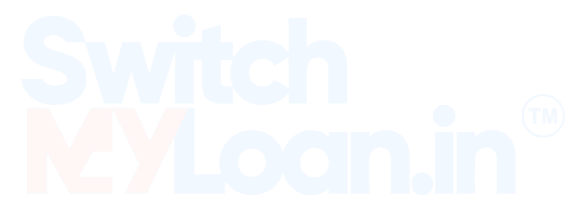 Logo with the text "Switch MY Loan.in" in large, bold font.